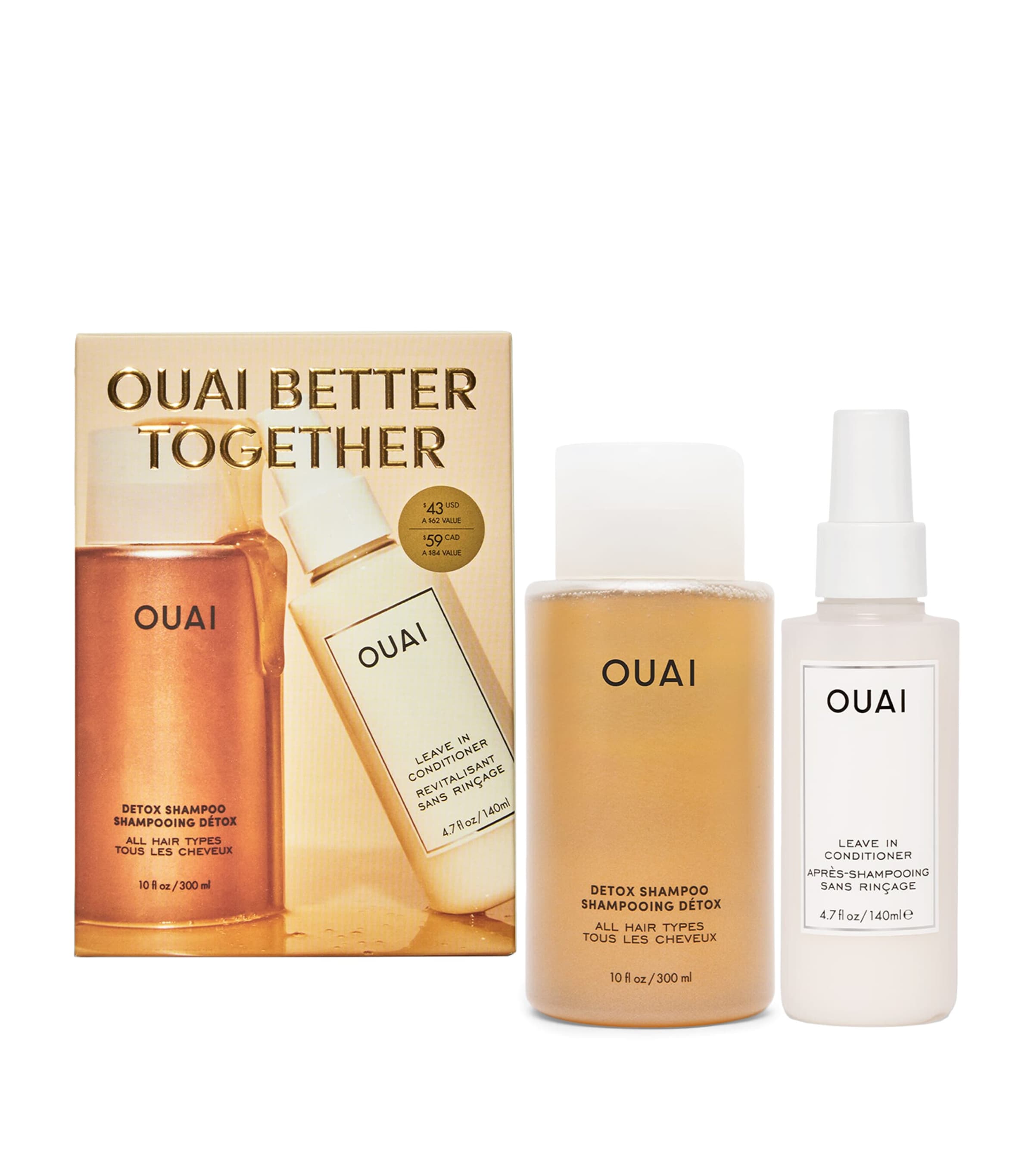 OUAI BETTER TOGETHER HAIRCARE SET 