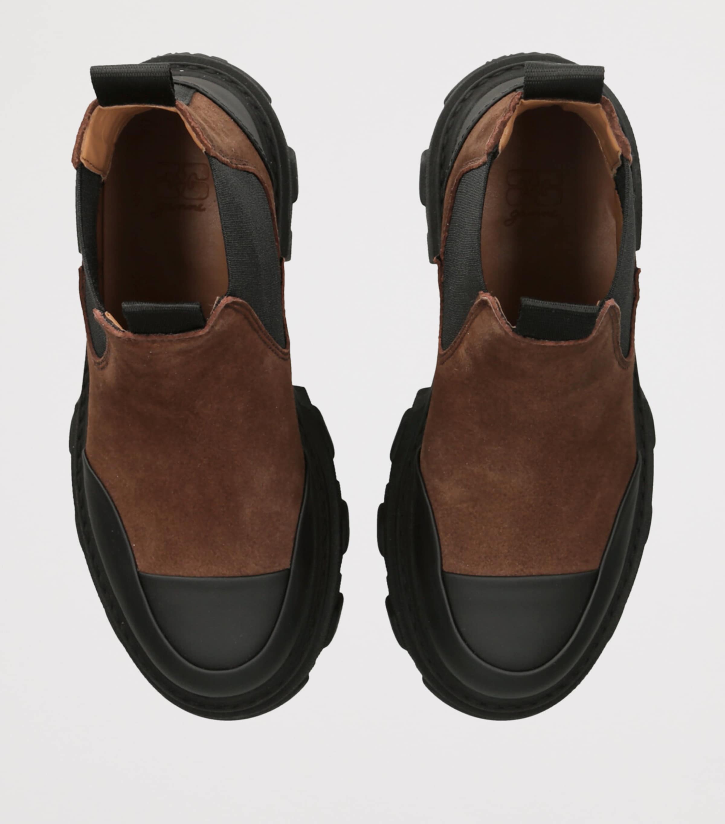 GANNI Pelinova Low Chealsea Boots 40 Brown Image 4