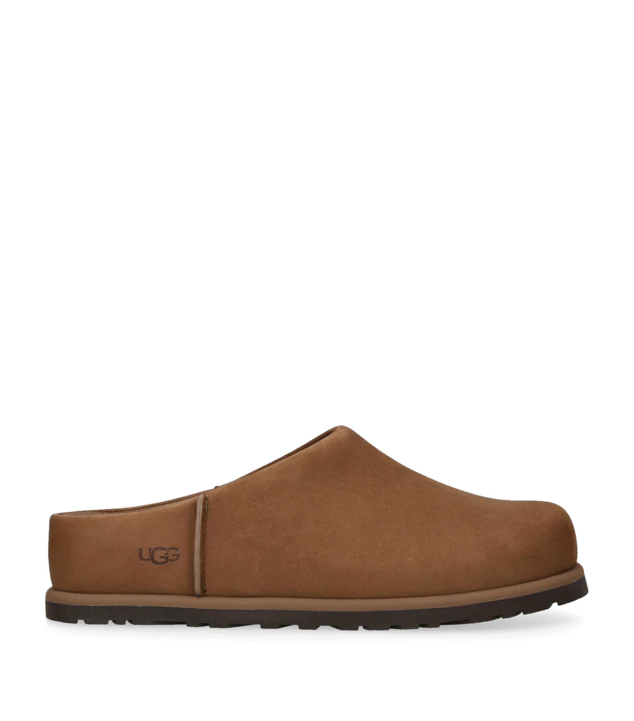 UGG Suede Otzo Clogs Dark Brown Image 1