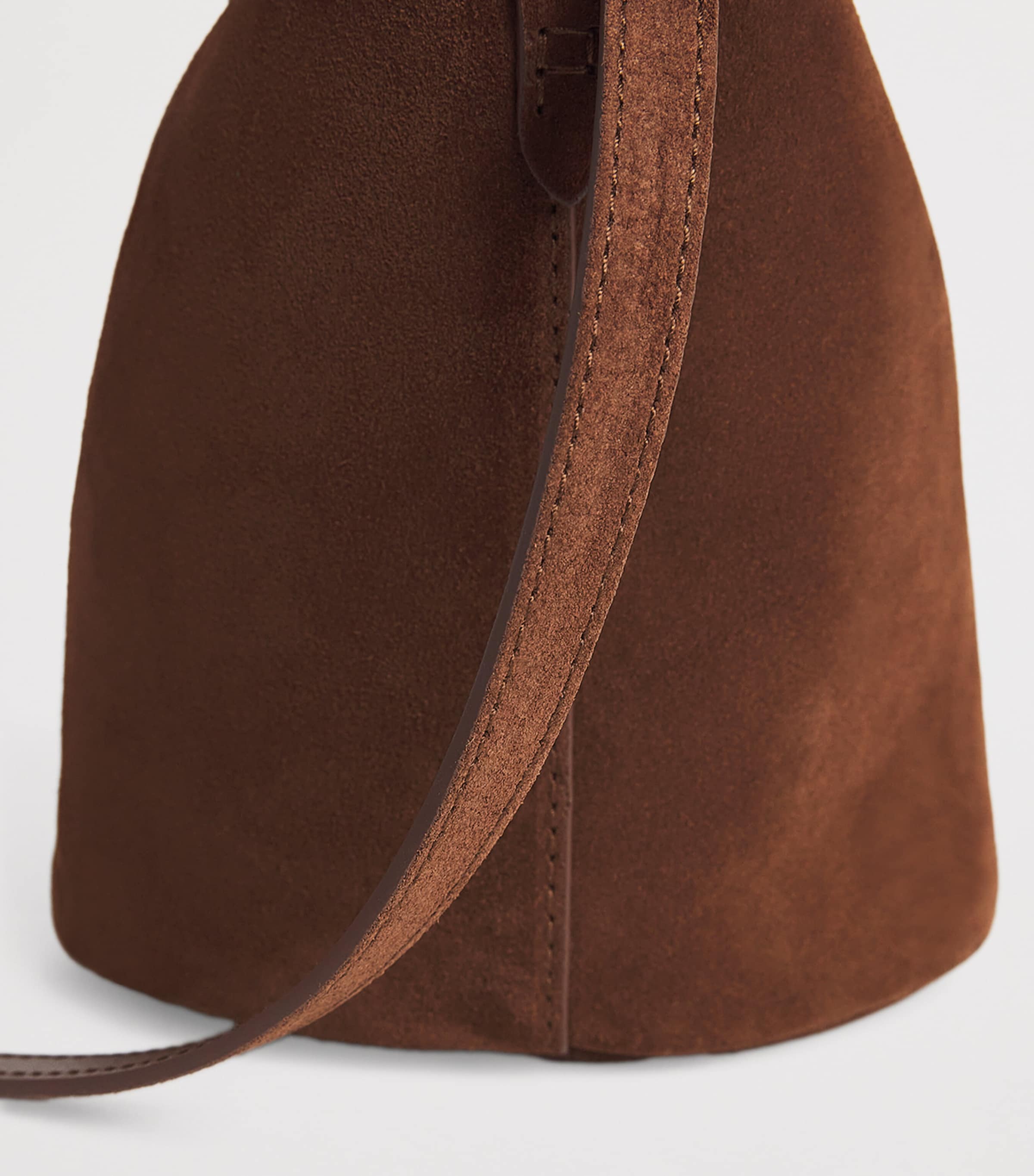 Polo Ralph Lauren Small Suede Polo Play Cross-Body Bag Cafe Image 5
