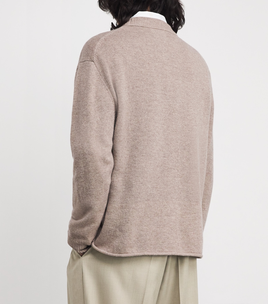 Cashmere Frederick Sweater DESERT KHAKI Image 4
