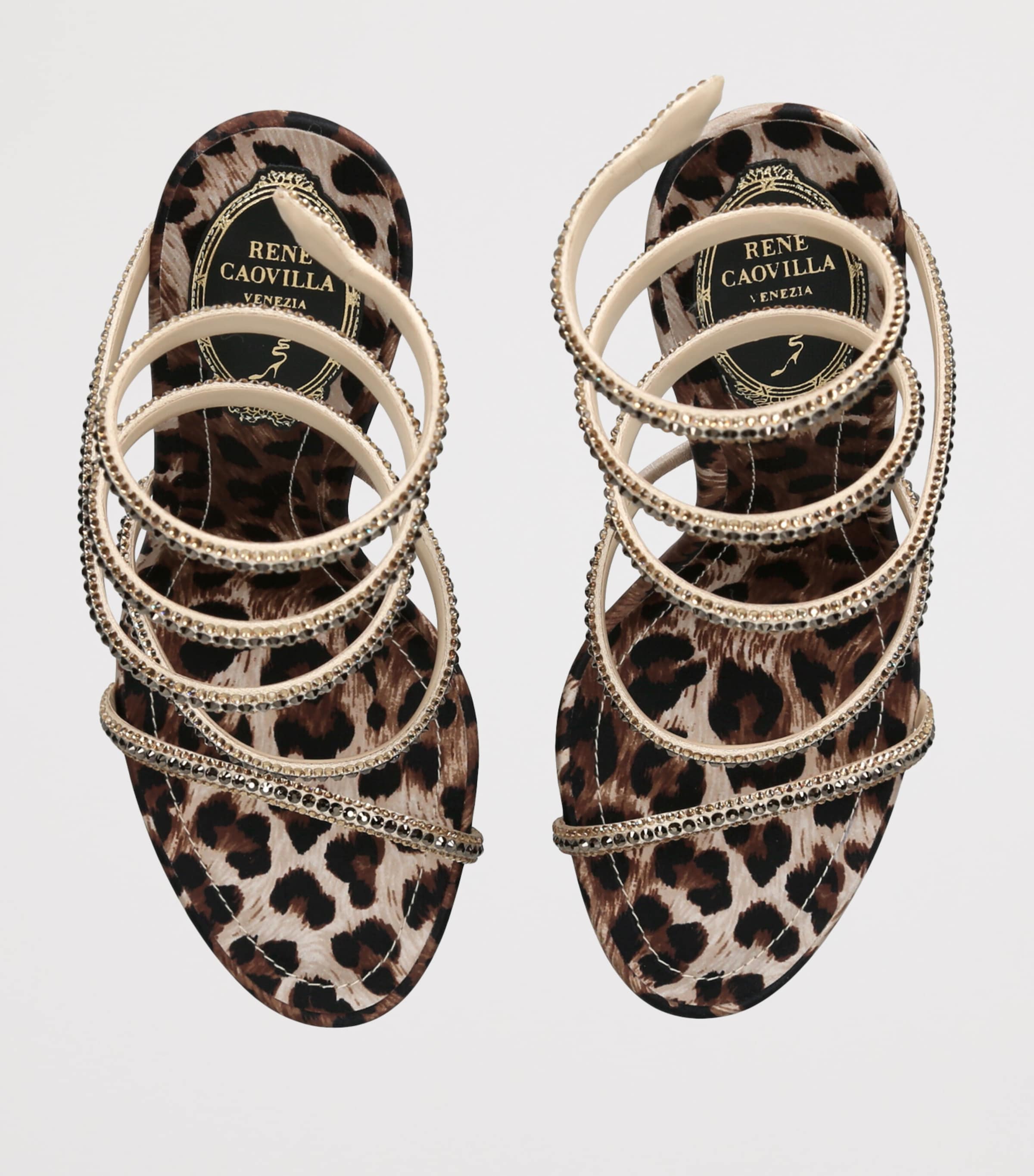 René Caovilla Embellished Cleo Sandals 105 Mult/other Image 4