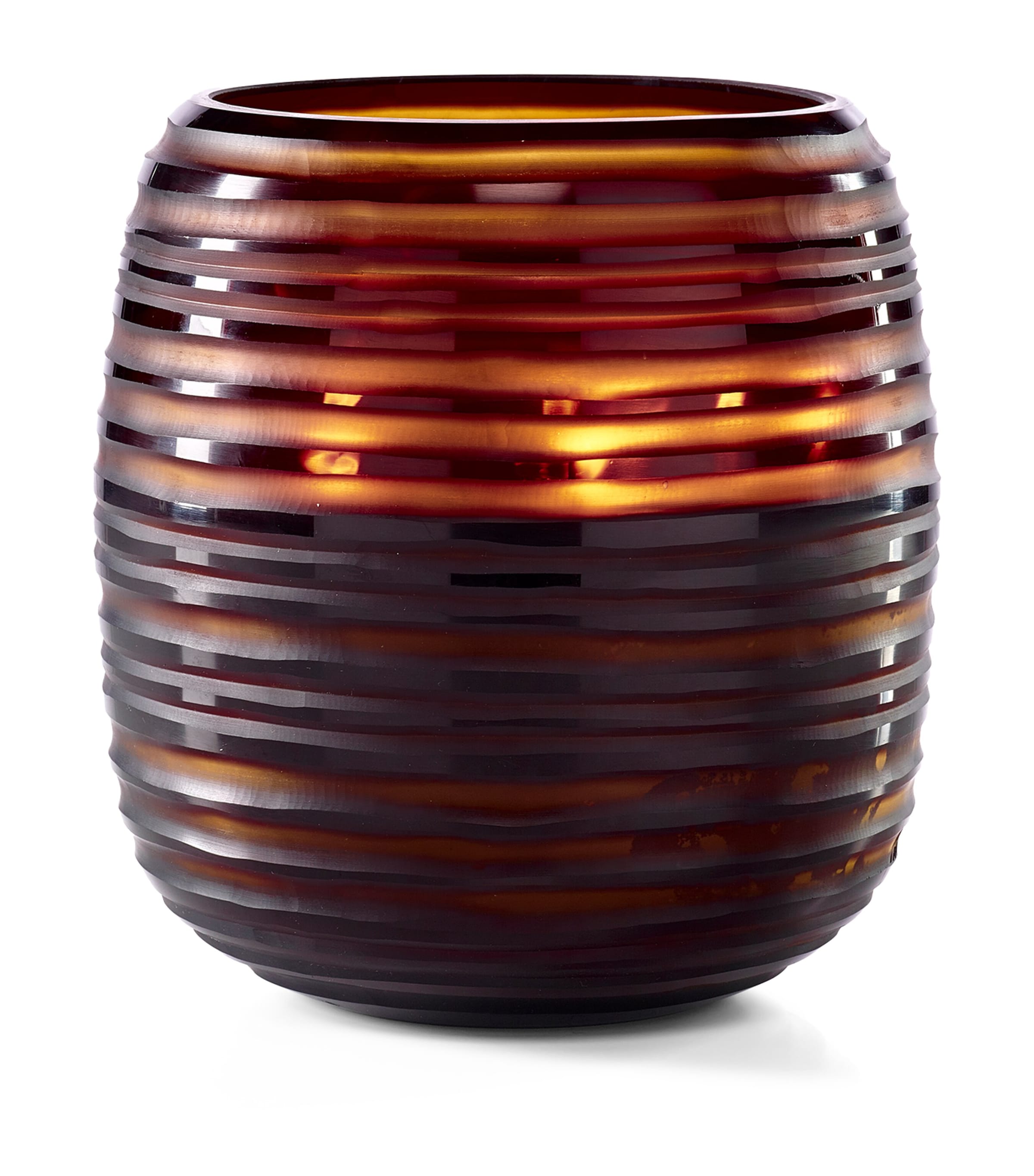 Onno Extra Large Zanzibar Sphere Candle In Brown
