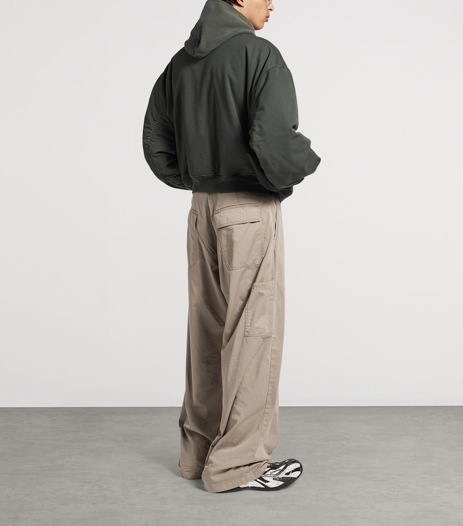 Cotton-Blend Hooded Bomber Jacket 1140 Image 3