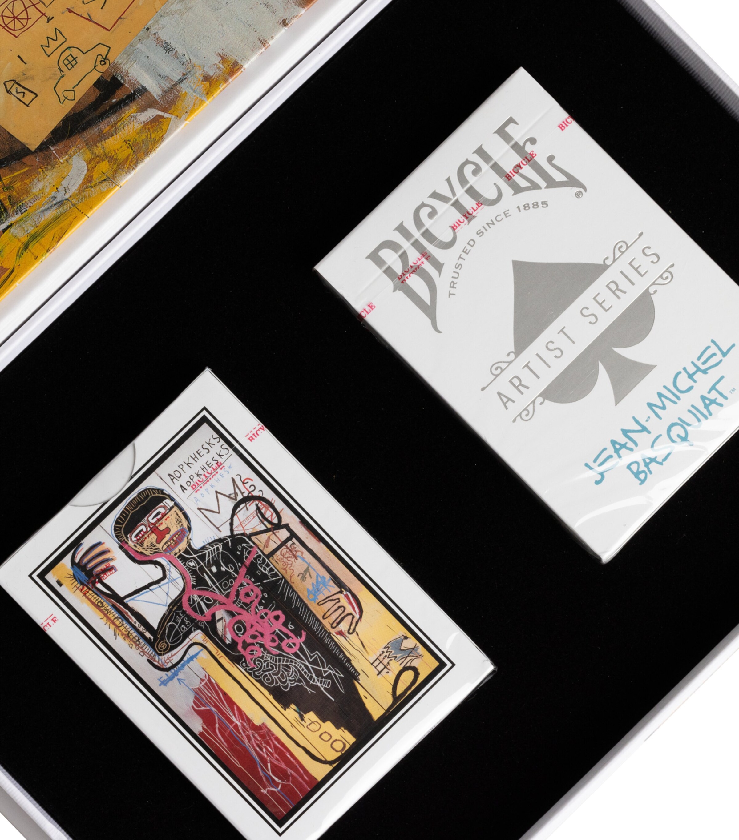 BICYCLE Artist Series Jean-Michel Basquiat Playing Cards White Image 5