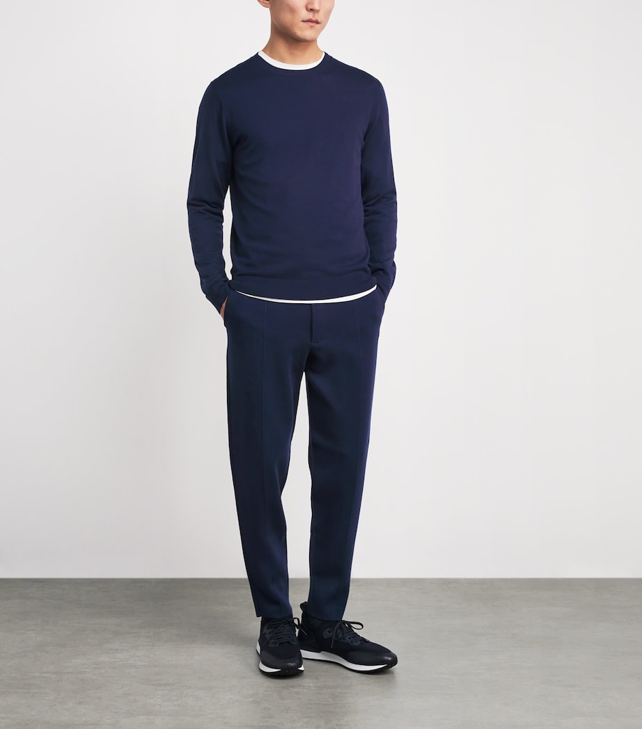 Merino Wool-Blend Sweater 6616 - SPACE BLUE Image 2