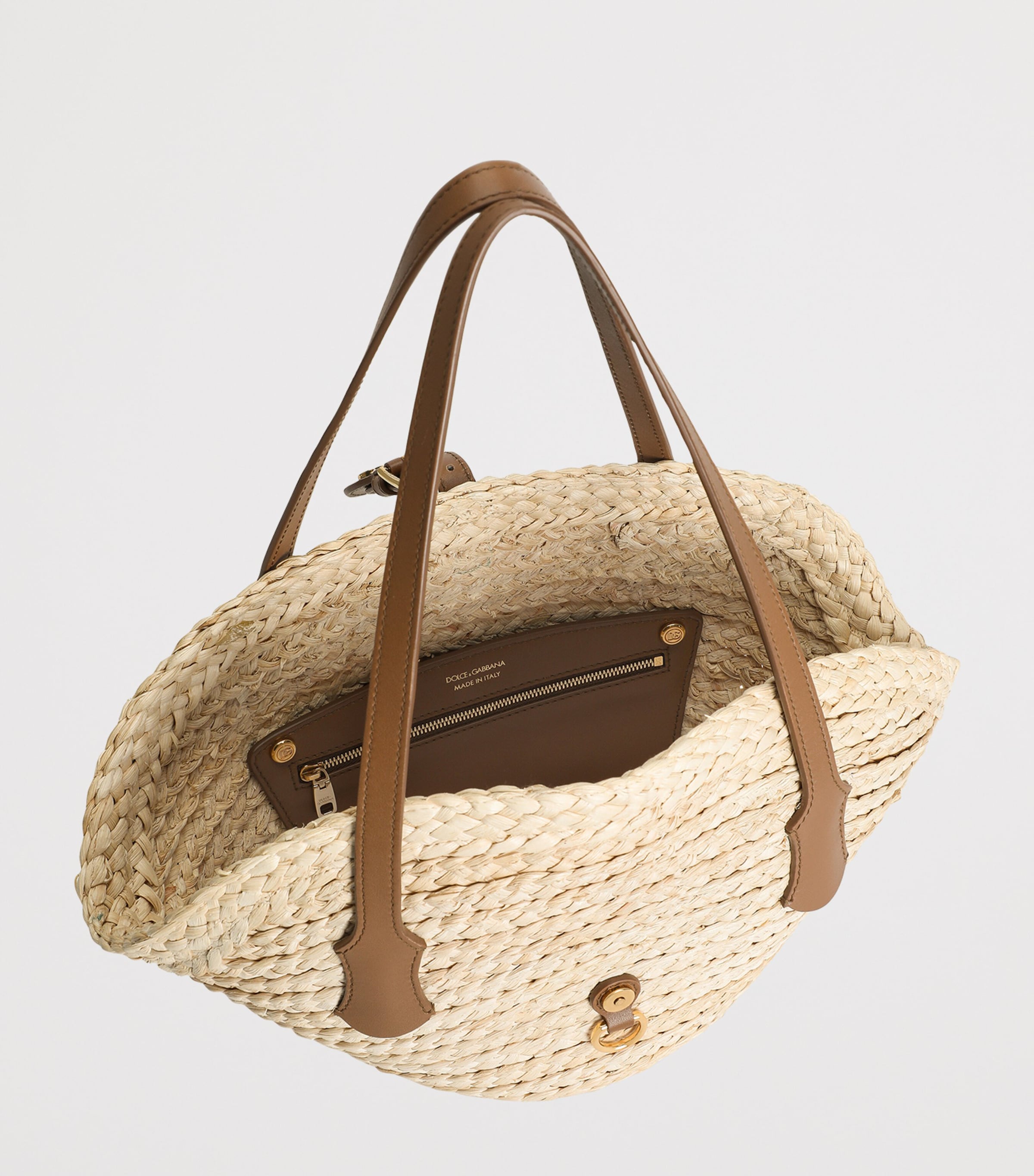Straw Shoulder Bag 8Z096-NATURALE Image 5