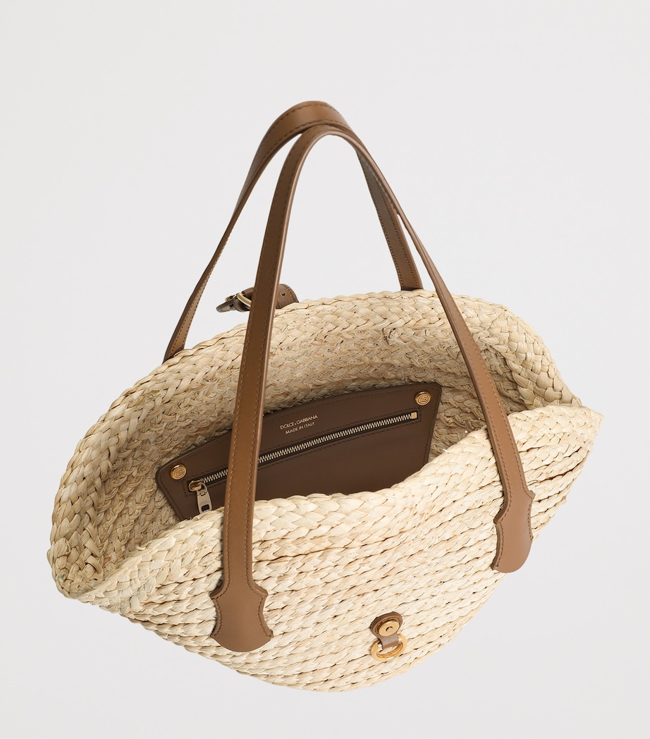 Straw Shoulder Bag 8Z096-NATURALE Image 5