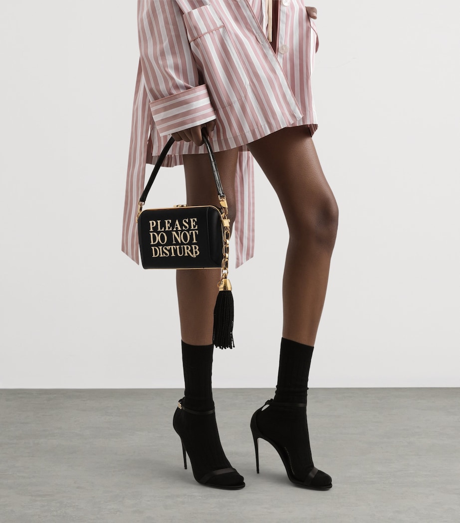 Dolce&Gabbana Do Not Disturb Top-Handle Bag Black/gol Image 2