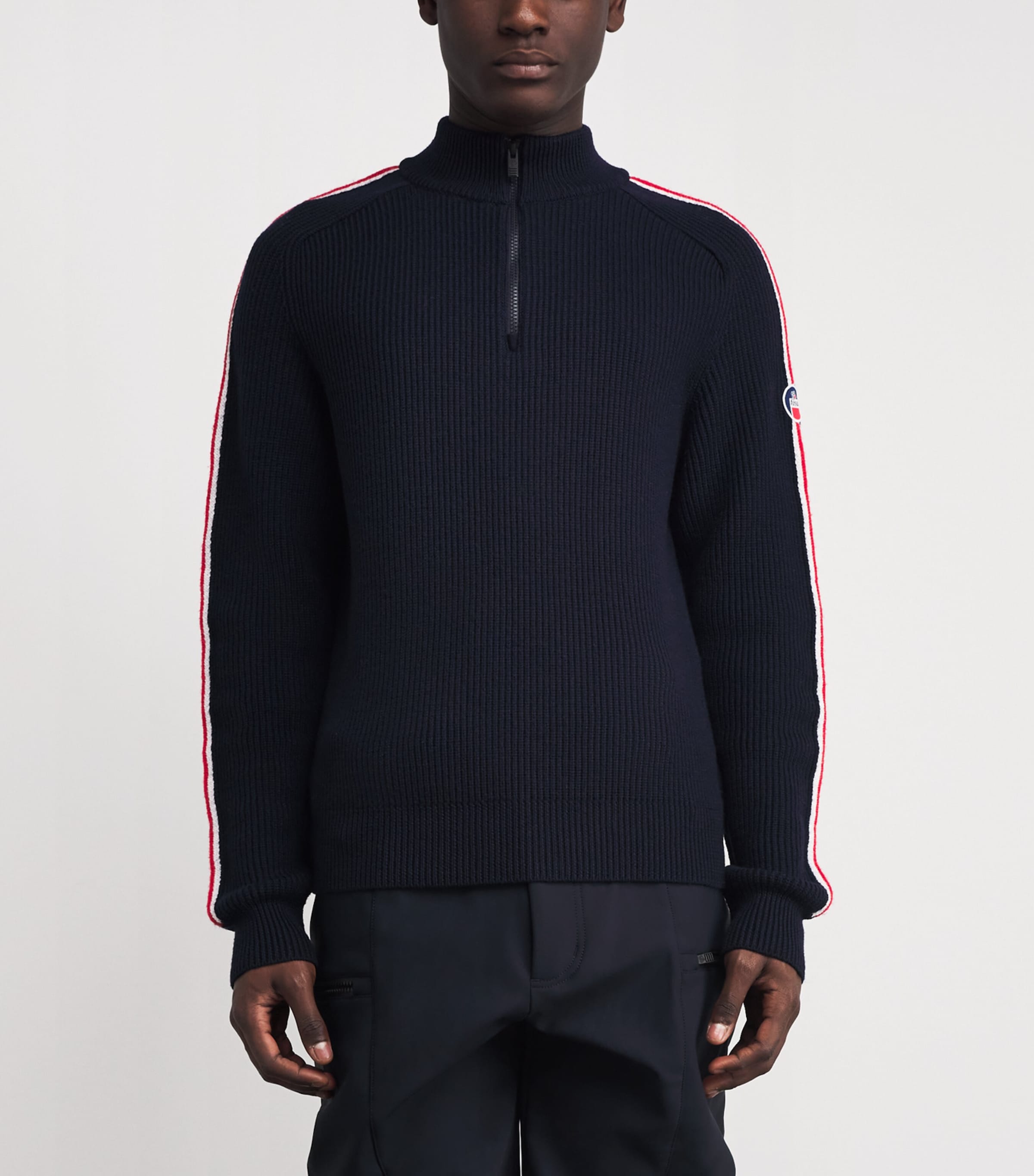 Merino Wool Dorianau Sweater 6109 MARIN/NEIGE Image 3