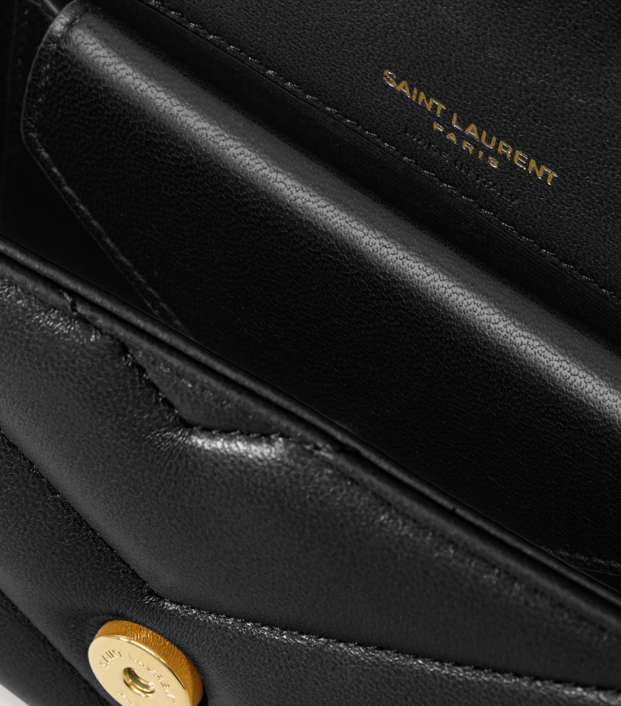 Mini Leather Loulou Cross-Body Bag 5036 Image 8