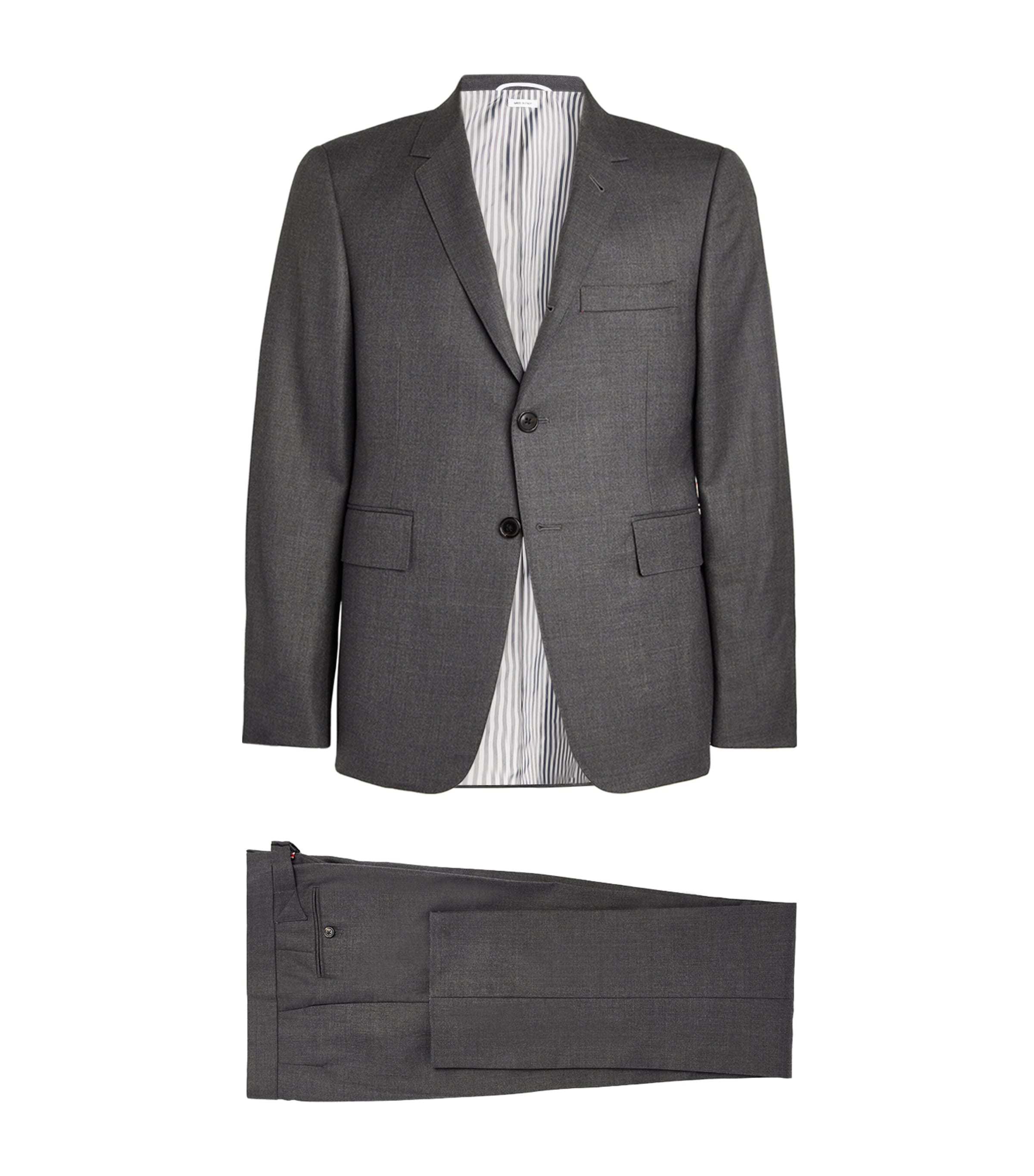 Thom Browne Wool 2-piece Suit And Tie In Grey