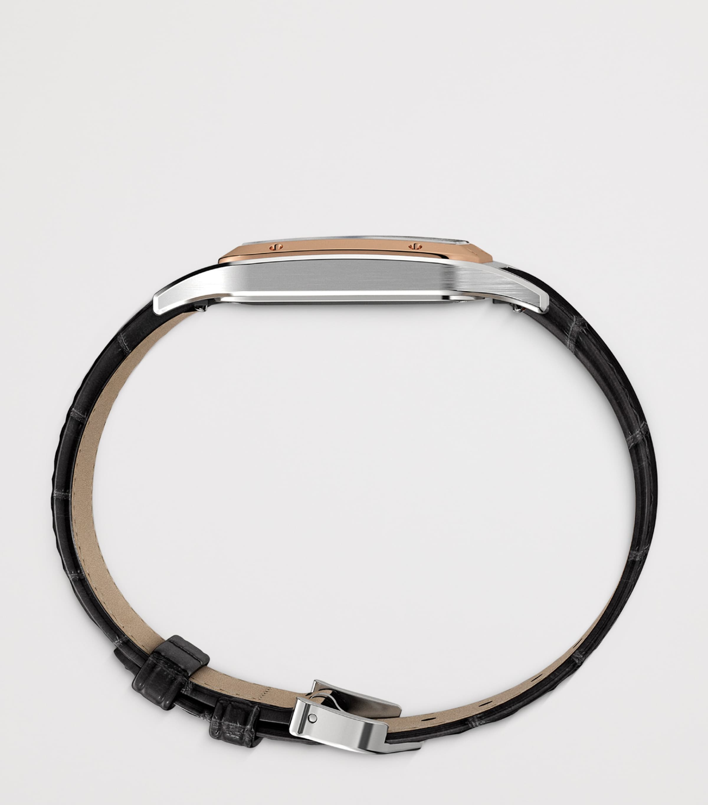 Large Rose Gold and Sapphire Santos-Dumont Watch 31.4mm ROSE GOLD Image 5