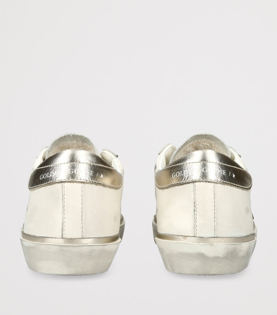 Golden Goose Leather Super-Star Sneakers White/oth Image 2