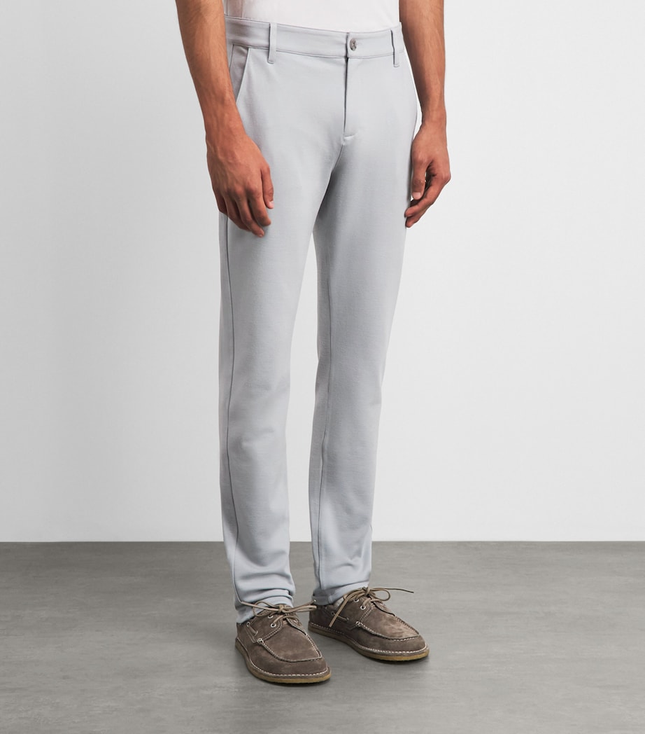 PAIGE Mens Stafford Slim Trousers Bristol Blue Image 4