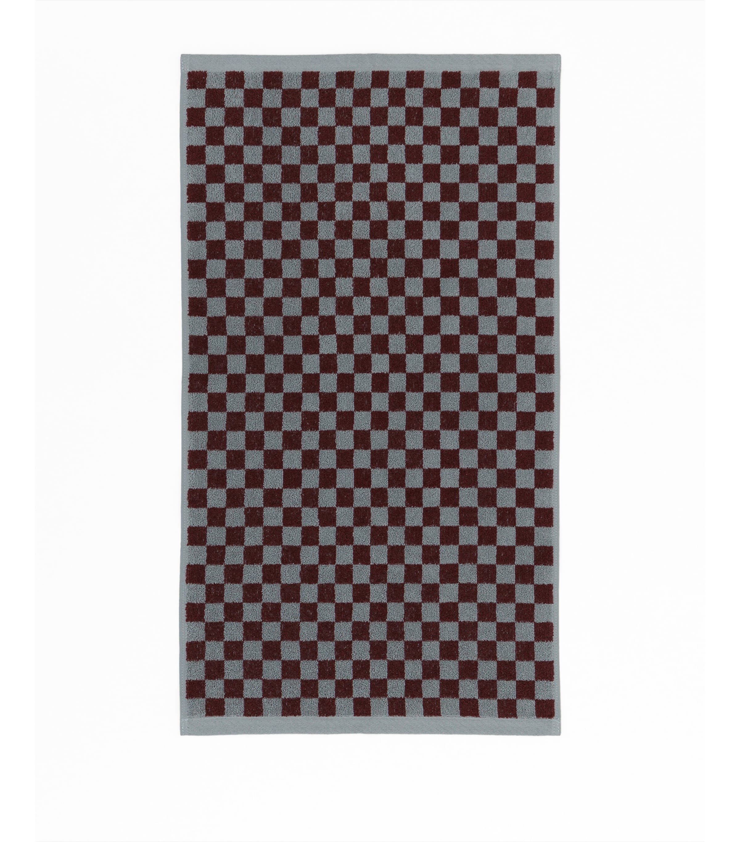 Organic Cotton Josephine Hand Towel (40cm x 70cm) CEMENT / RHUS Image 2