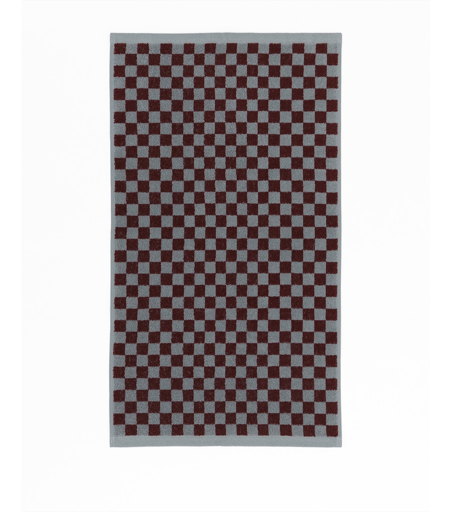 Organic Cotton Josephine Hand Towel (40cm x 70cm) CEMENT / RHUS Image 2