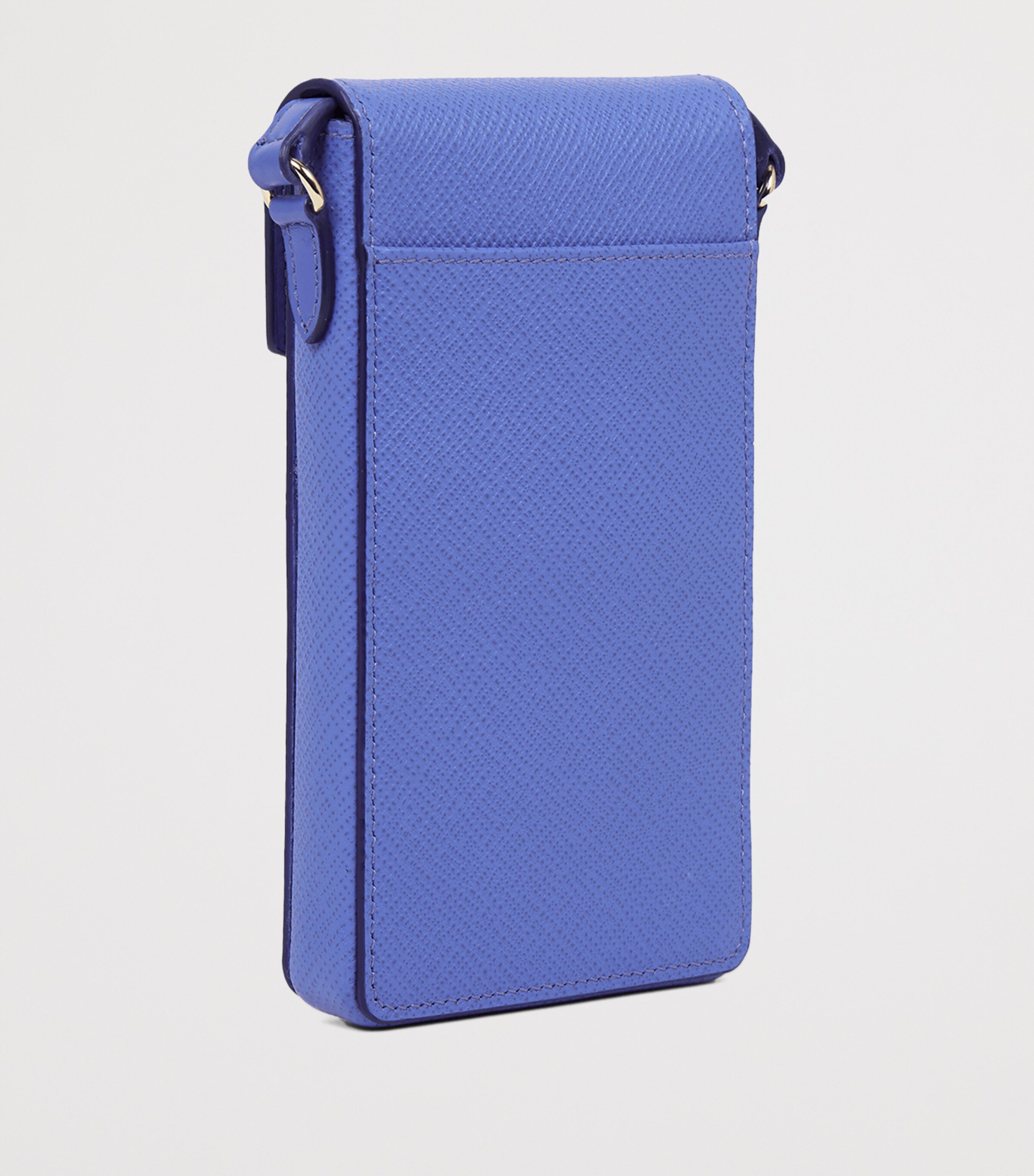 Smythson Calfskin Panama Envelope Phone Case U Violet Image 2