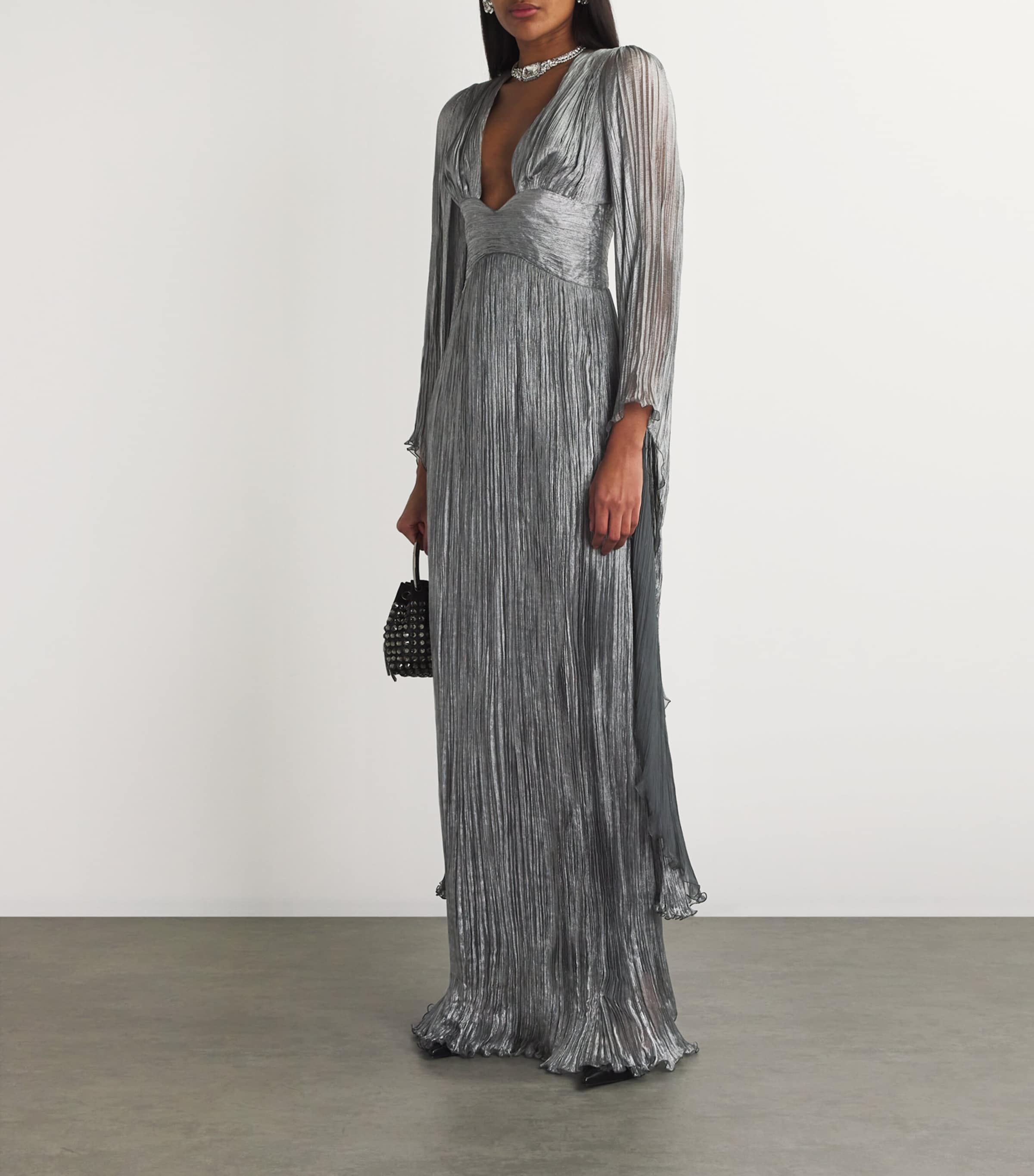 black zara midi dress Zara Black Lace Pleated Midi Dress – The Hangout