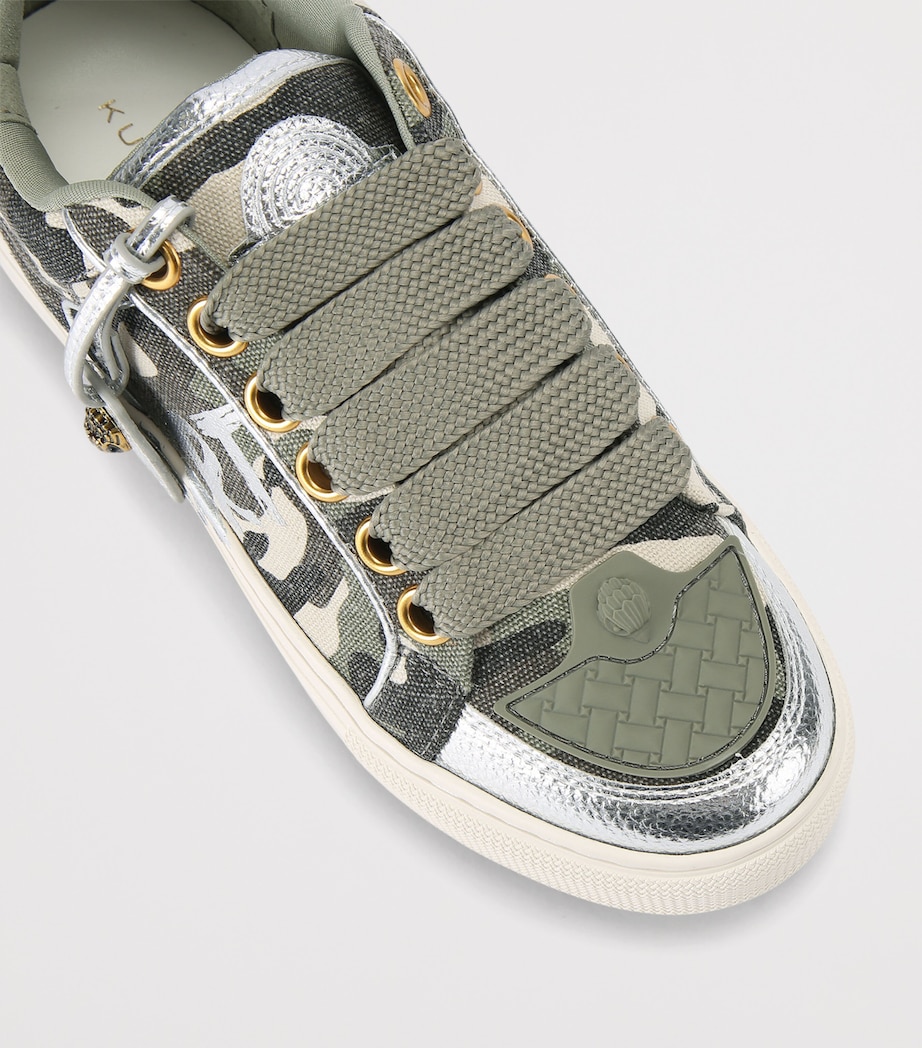 Kurt Geiger London Southbank Tag Sneakers Green Oth Image 2