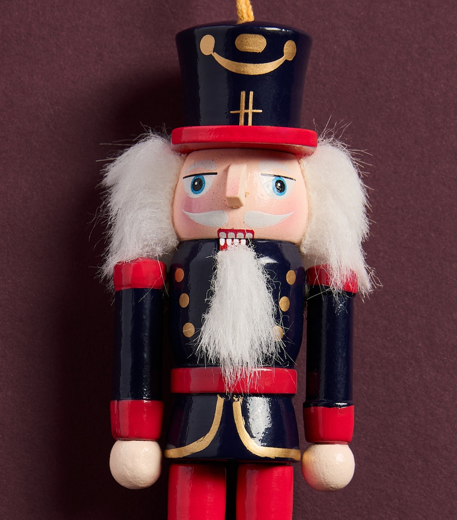 Harrods Carousel Nutcracker Tree Decoration Red Image 2