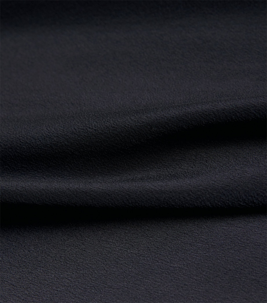 Silk Marlice Midi Dress BLACK Image 5