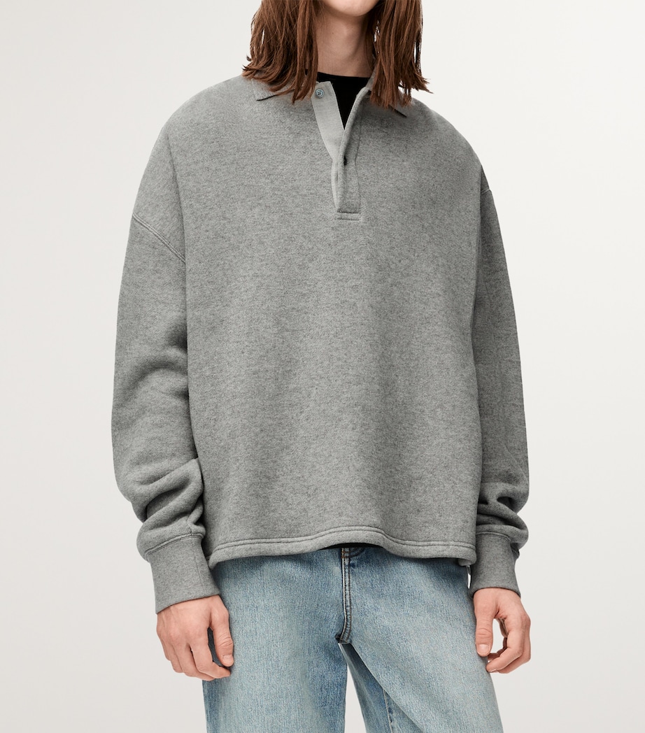 Polo Sweatshirt LEAD GREY Image 3
