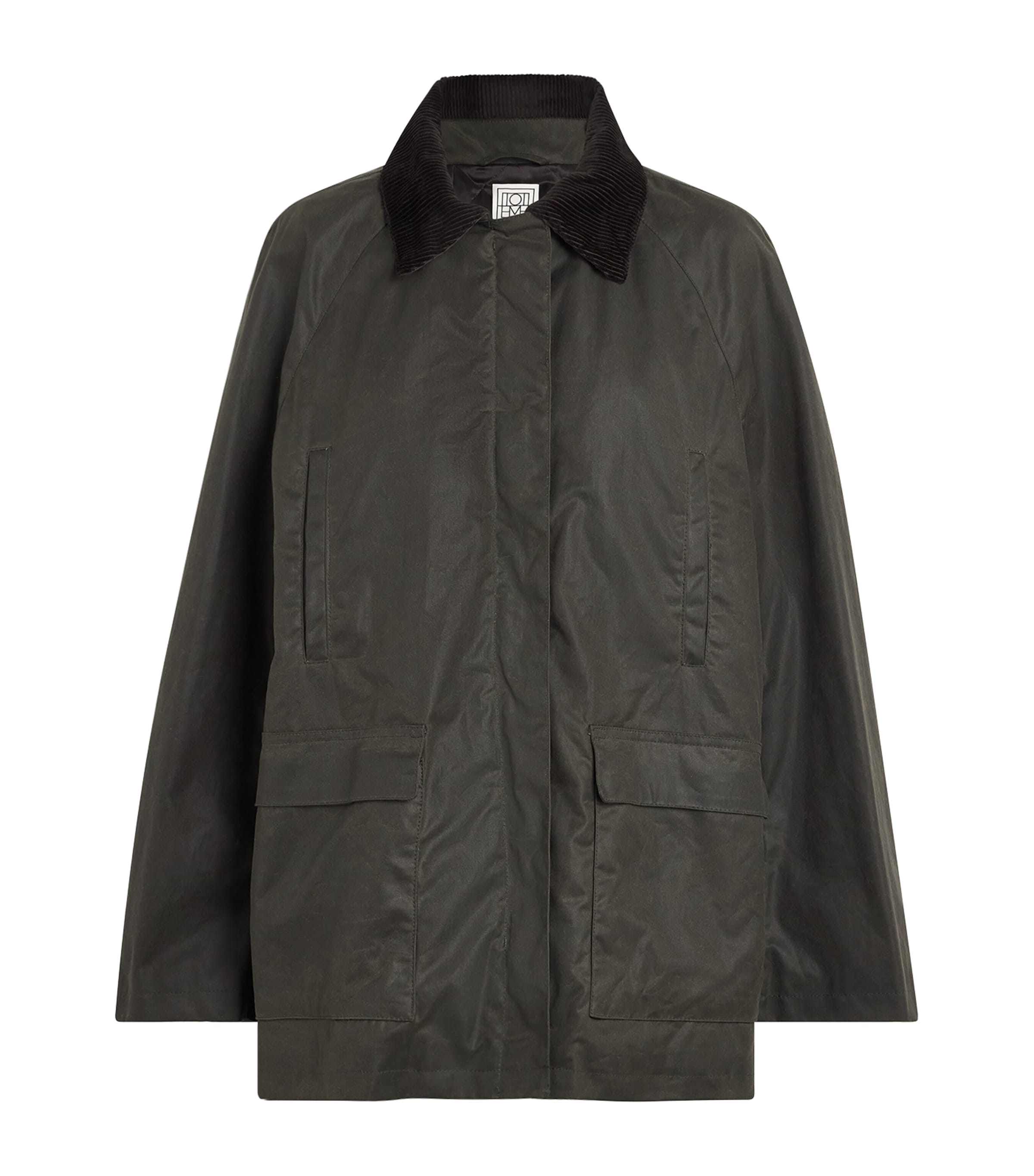 Toteme Green Organic Cotton Country Jacket | Harrods US