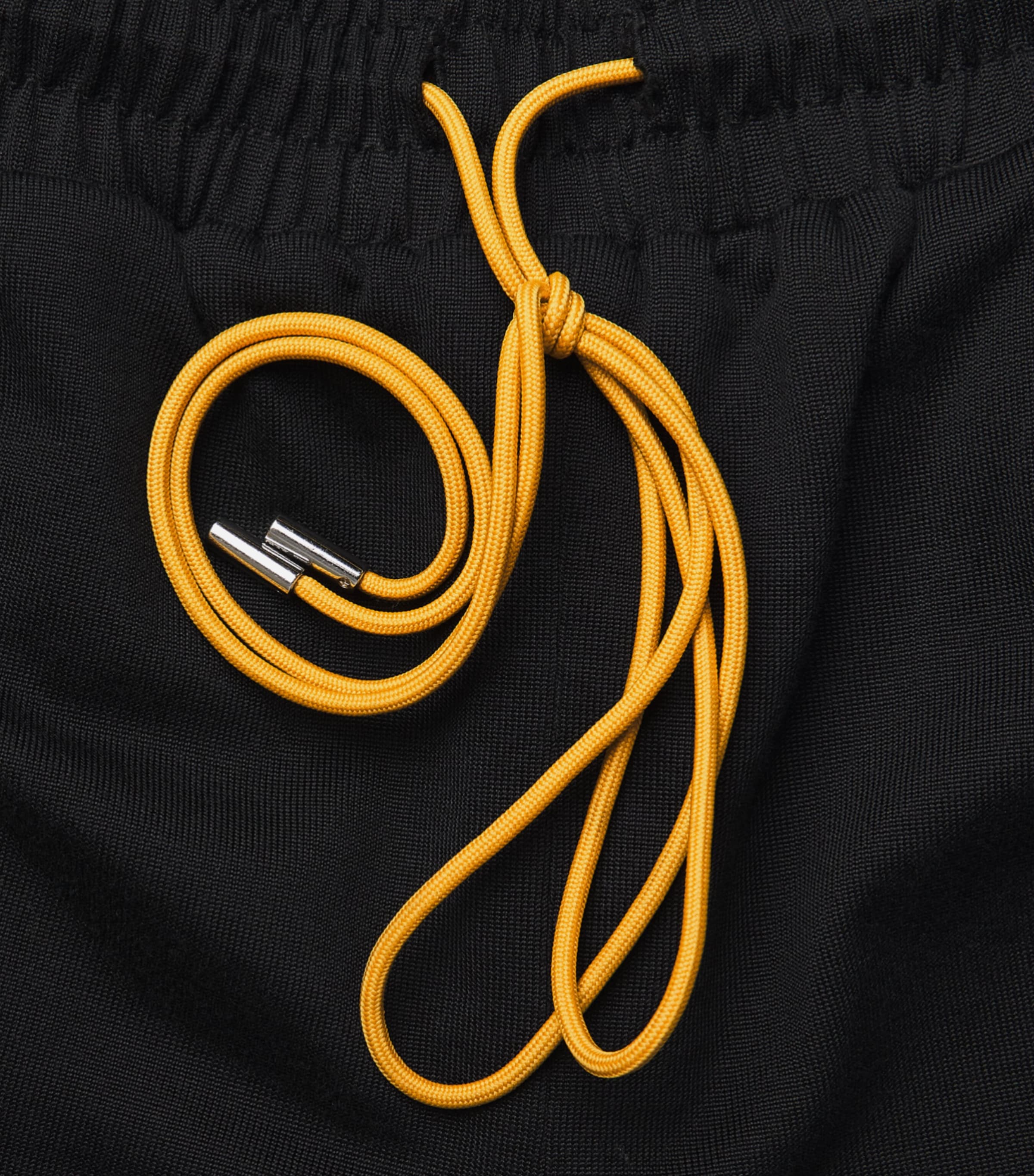 Rhude Mens Cotton Lago Veille Soccer Shorts Blk/wht/red Image 6