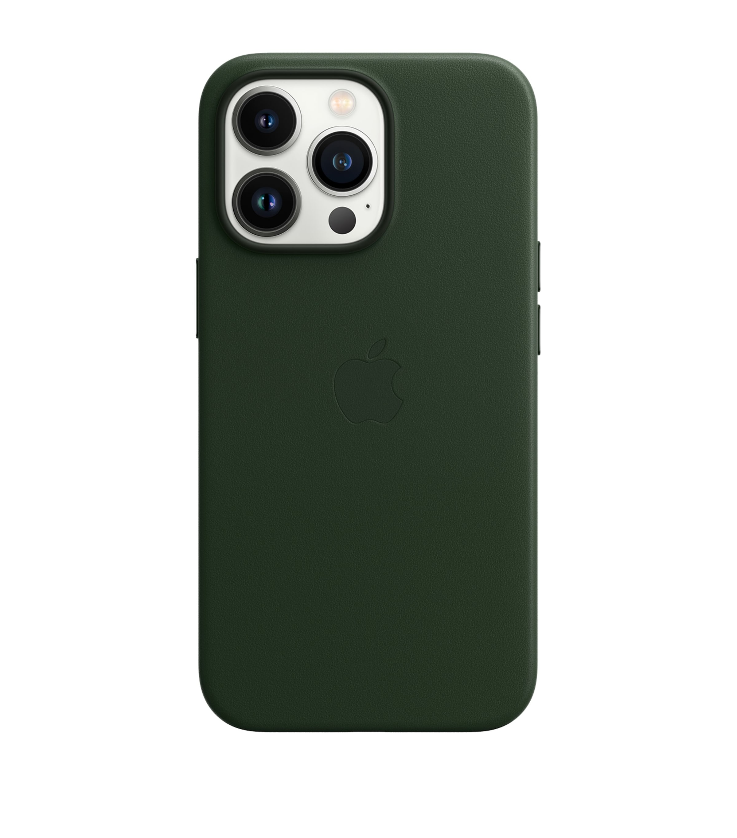 Leather iPhone 13 Pro MagSafe Case SEQUOIA GREEN Image 1
