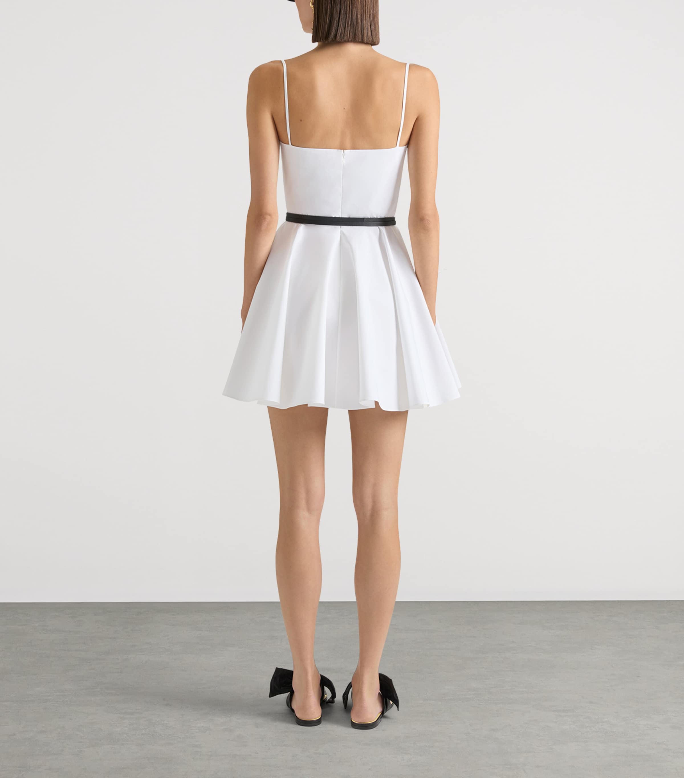 Givenchy Womens Cotton Mini Dress White Image 3