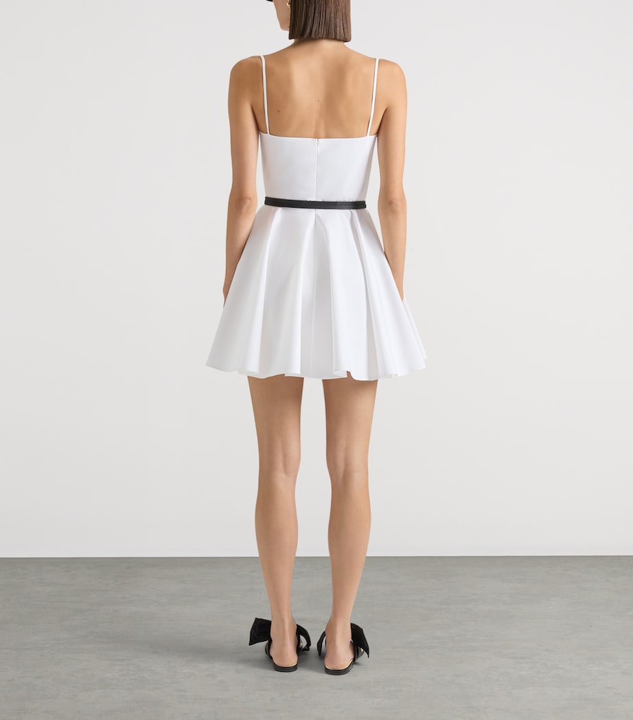 Givenchy Womens Cotton Mini Dress White Image 3