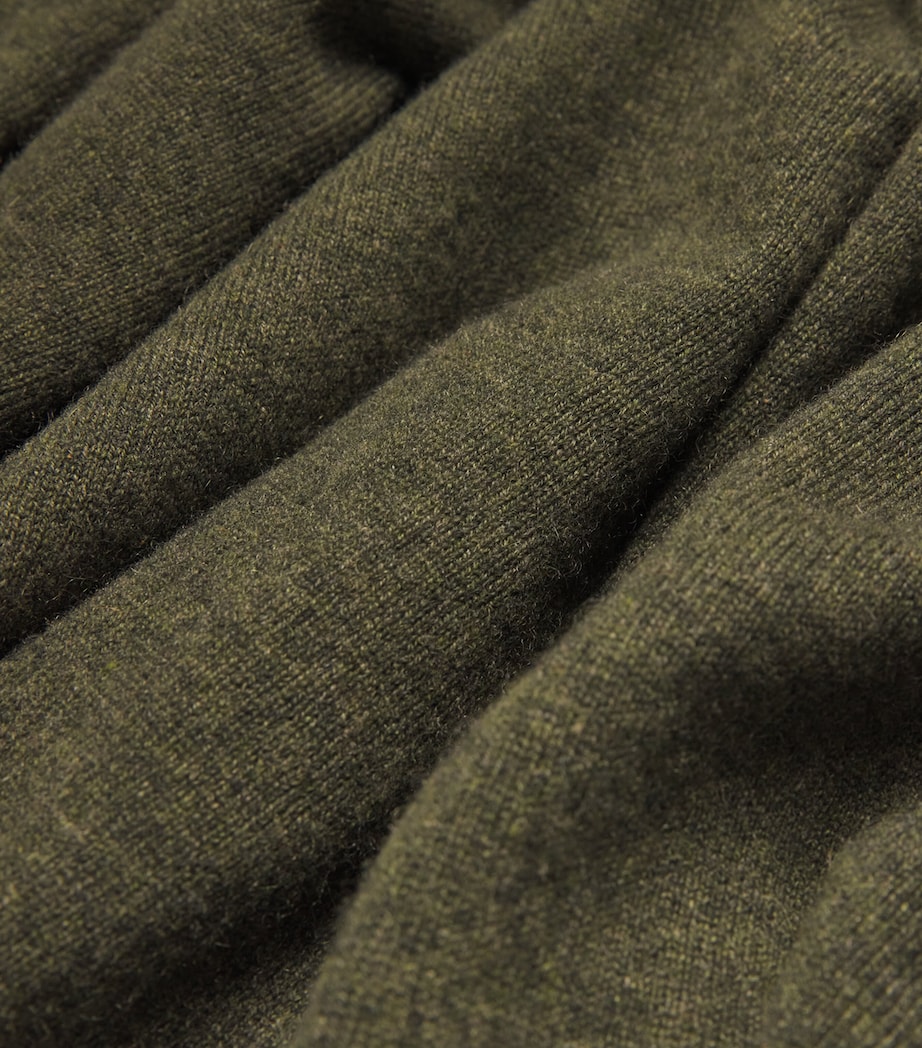 Cashmere A-Line Midi Dress MOSBRNZ Image 4