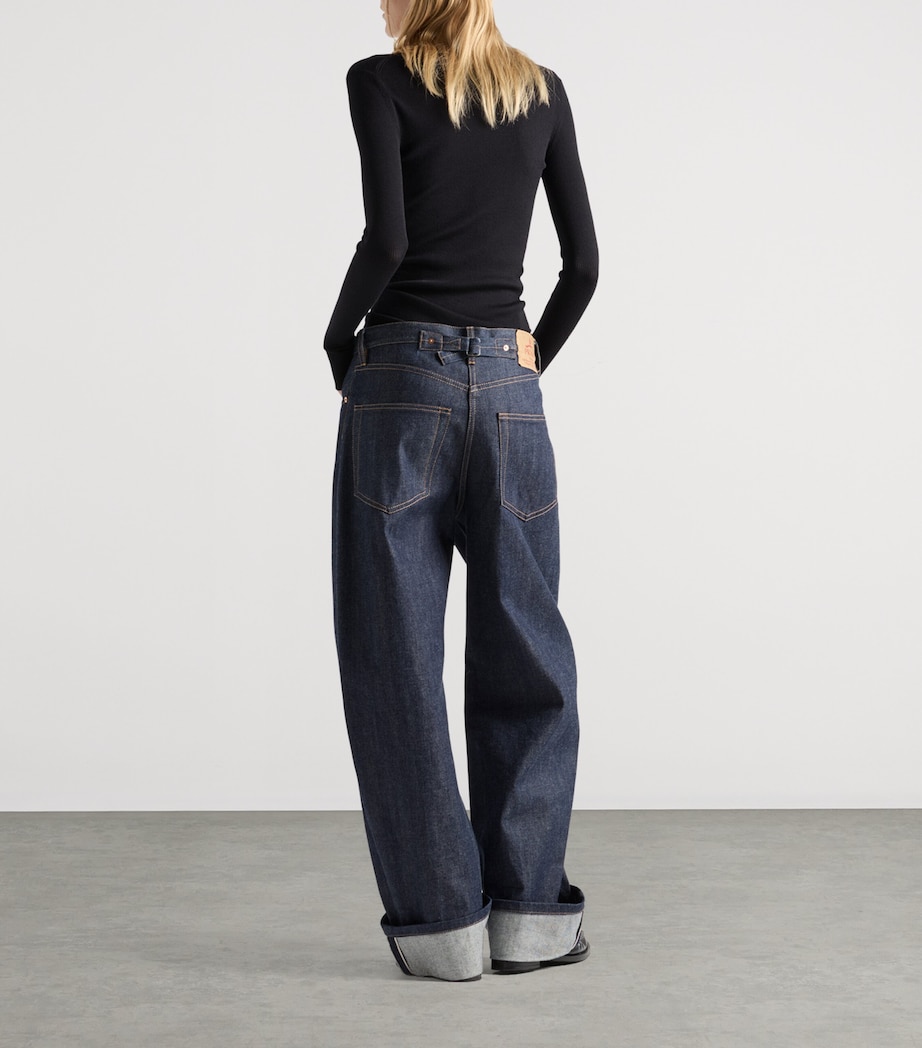 Wool-Blend Superfine Logo Sweater F0008 Image 5