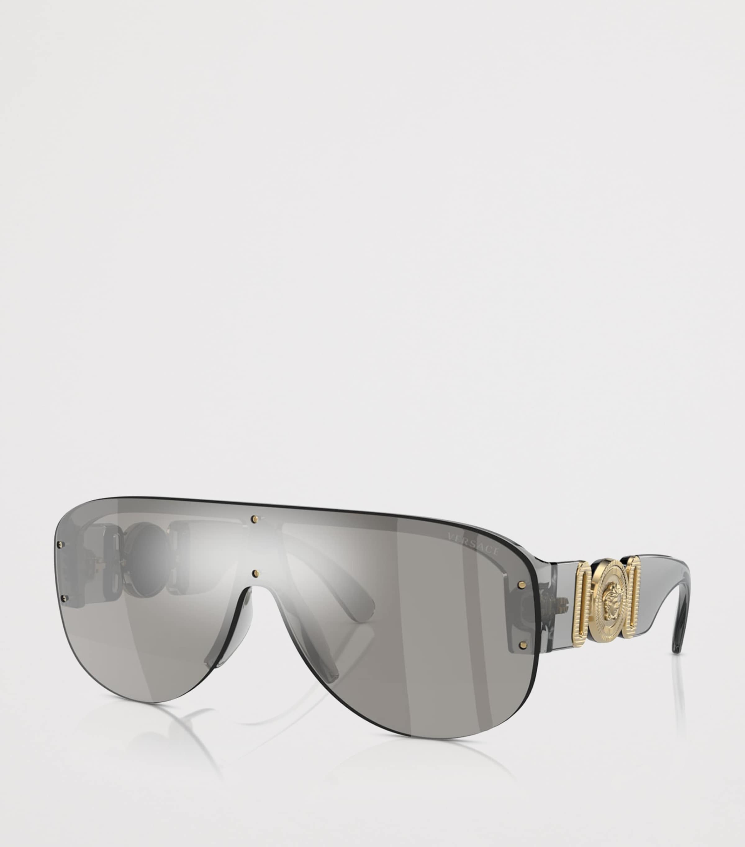 Versace Aviator Sunglasses Grey Image 2
