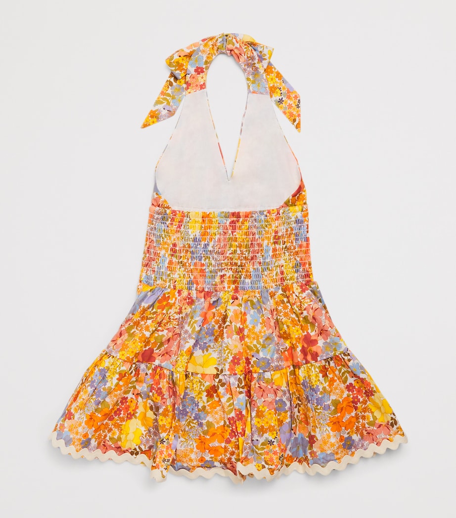 Cotton Halterneck Avelle Dress (3-16 Years) FLORAL Image 2