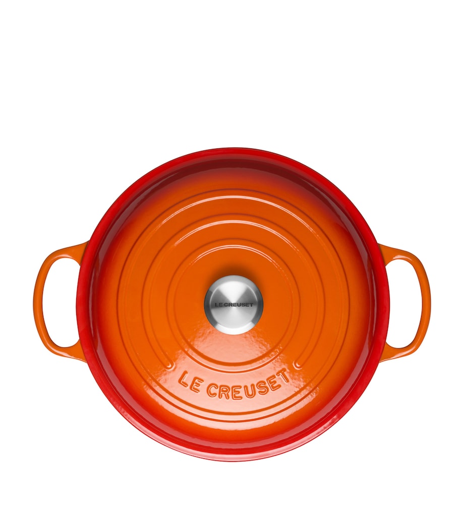 Cast Iron Shallow Casserole Dish (30cm) VOLCANIC Image 2