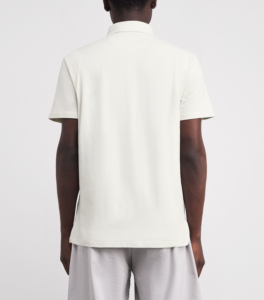 Stretch-Cotton Tailored Fit Performance Polo Shirt STONE PEBBLE Image 4