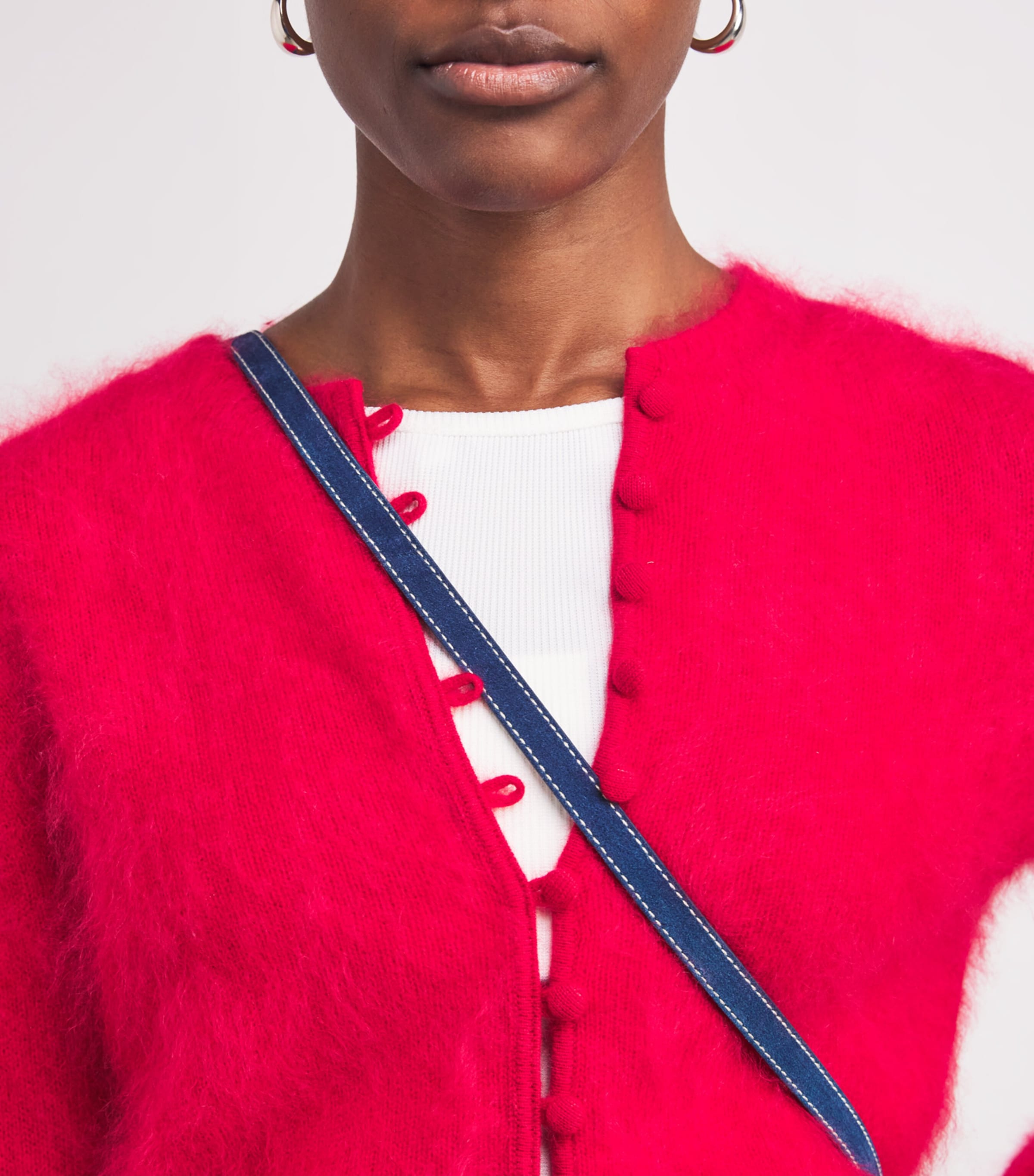 Cashmere Jada Cardigan RED Image 6