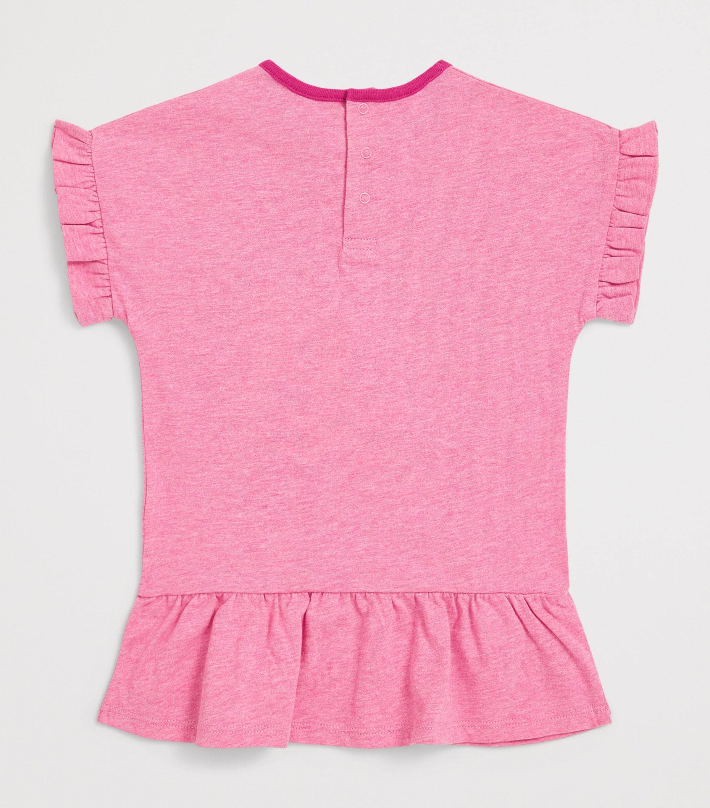 Chloé Kids Cotton Logo T-Shirt Dress (6-36 Months) Marl Image 2