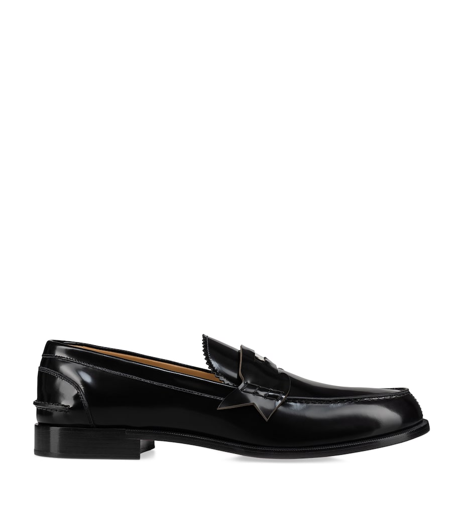 Penny Leather Loafers BK01 Image 1
