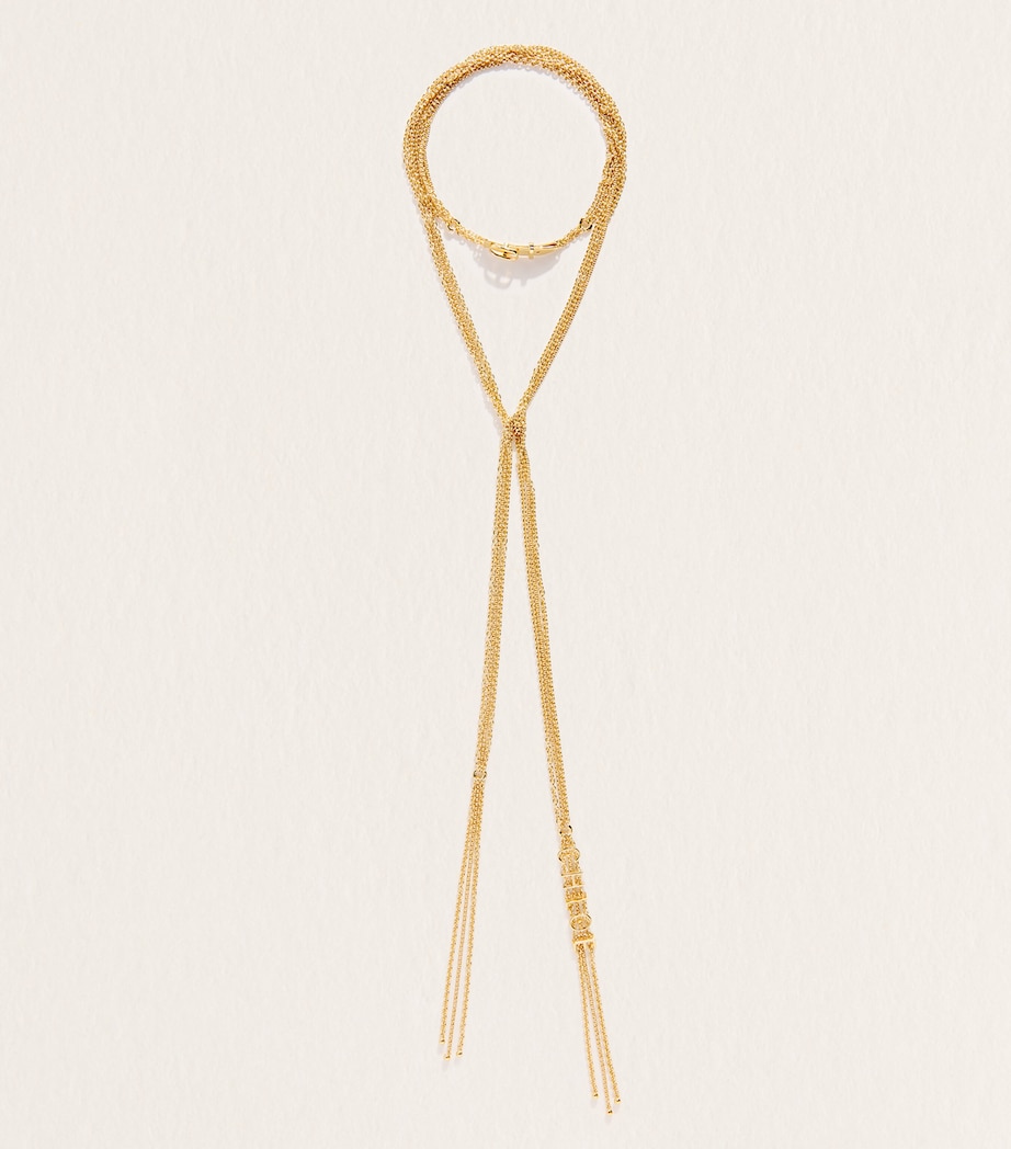 Chloé Mini Belt Long Necklace Vintage Gold Image 1