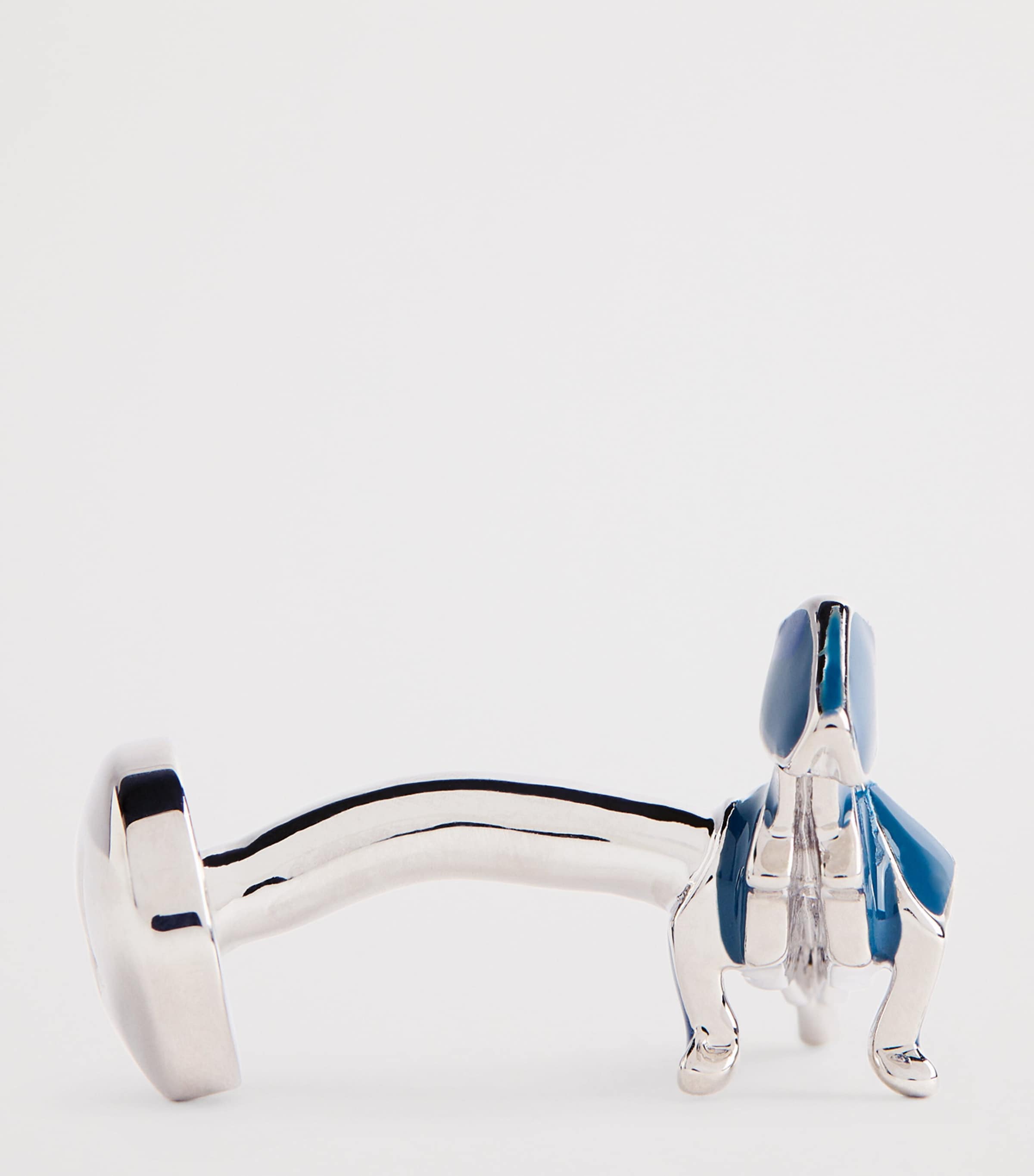 Origami Dinosaur Cufflinks BLUE Image 4