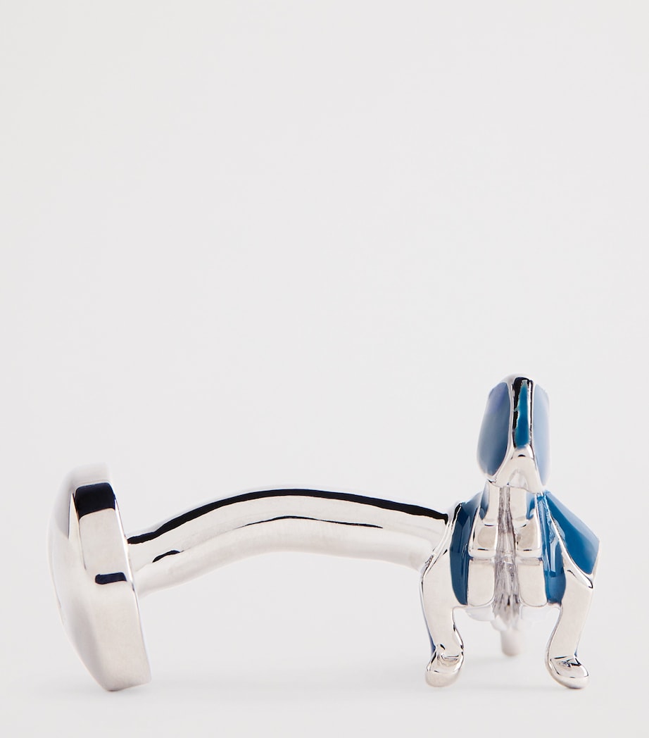 Origami Dinosaur Cufflinks BLUE Image 4