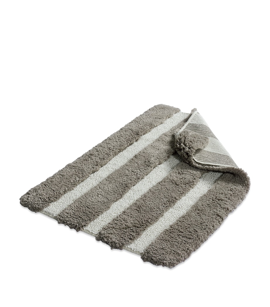 Organic Cotton Rhine Tufting Bath Mat (60cm x 90cm) BEIGE/VAPOUR Image 1