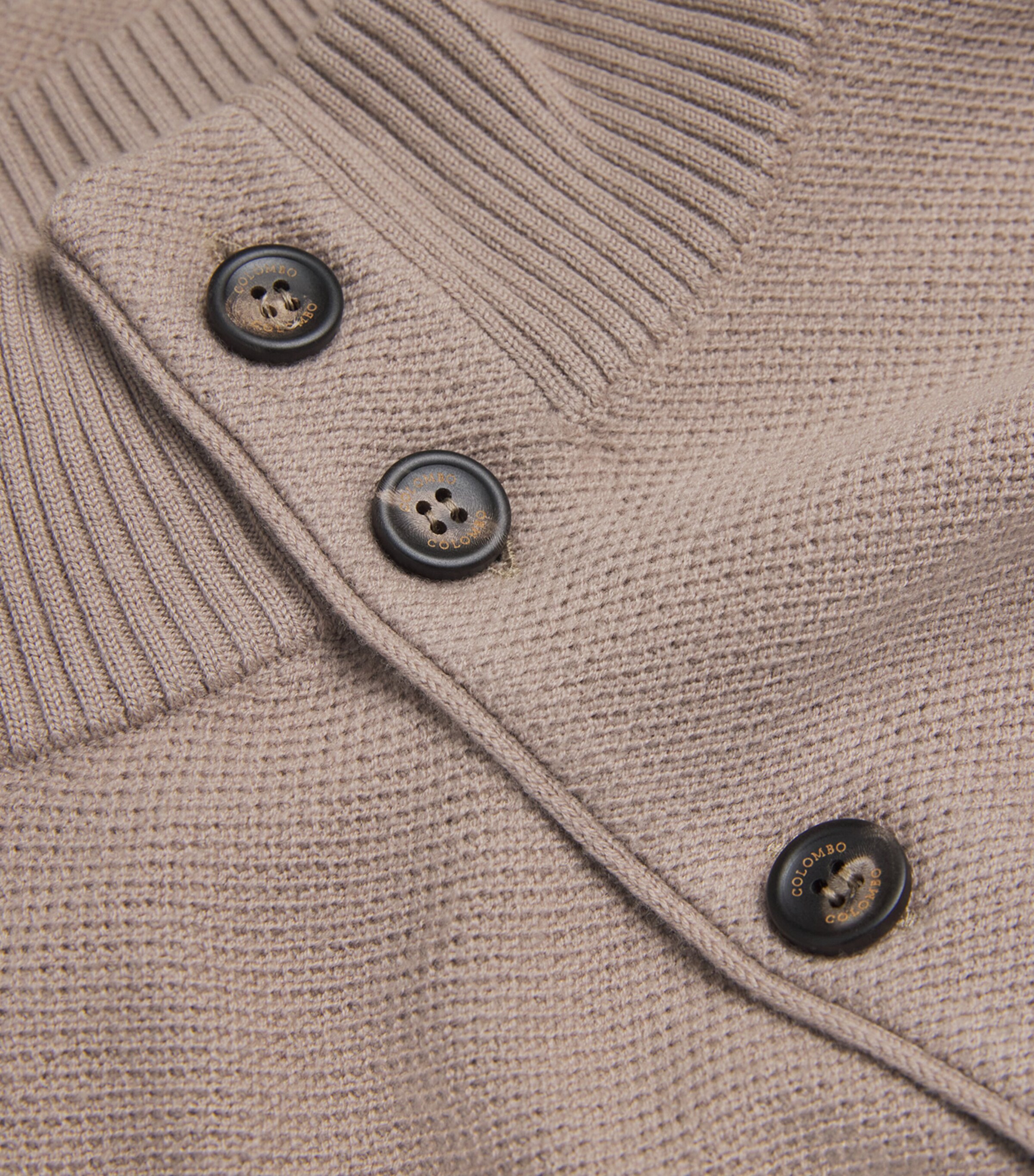 Colombo Mens Kid Wool Sweatshirt Brown Image 5