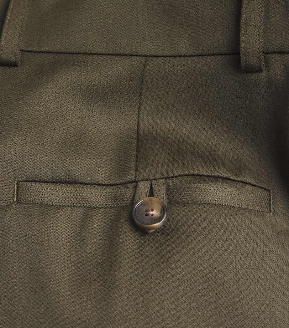 Wool Tailored Trousers 2942 KHAKI Image 5