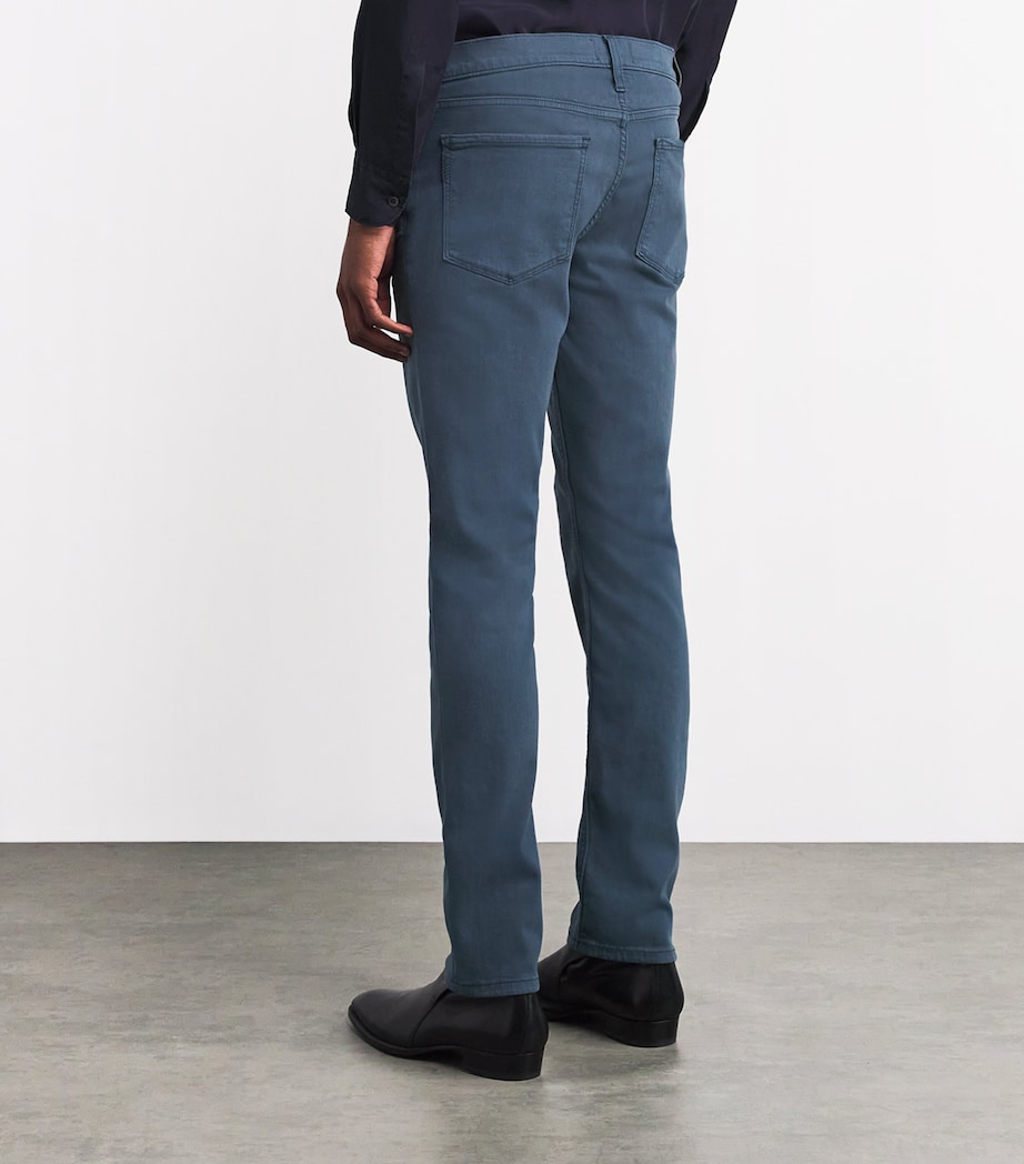 PAIGE Mens Lennox Slim Jeans Harbor Image 4