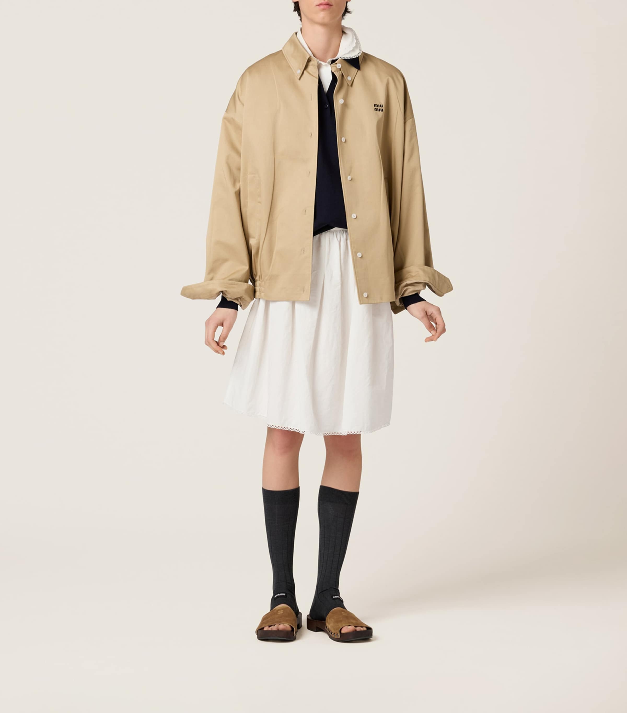 Cotton Chino Blouson Jacket F0065 Image 2