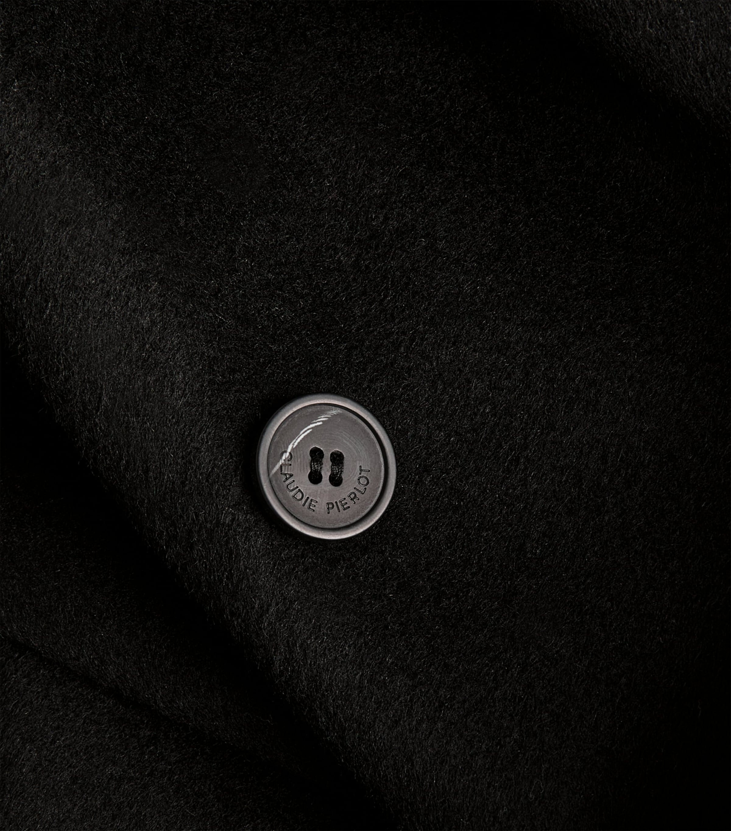 Wool-Blend Galant Coat BLACK Image 5